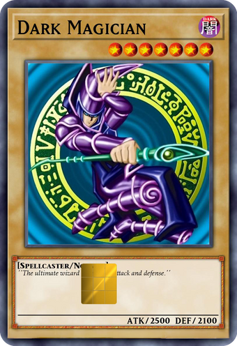 Dark Magician Holographic Card Skin — Yu-Gi-Oh