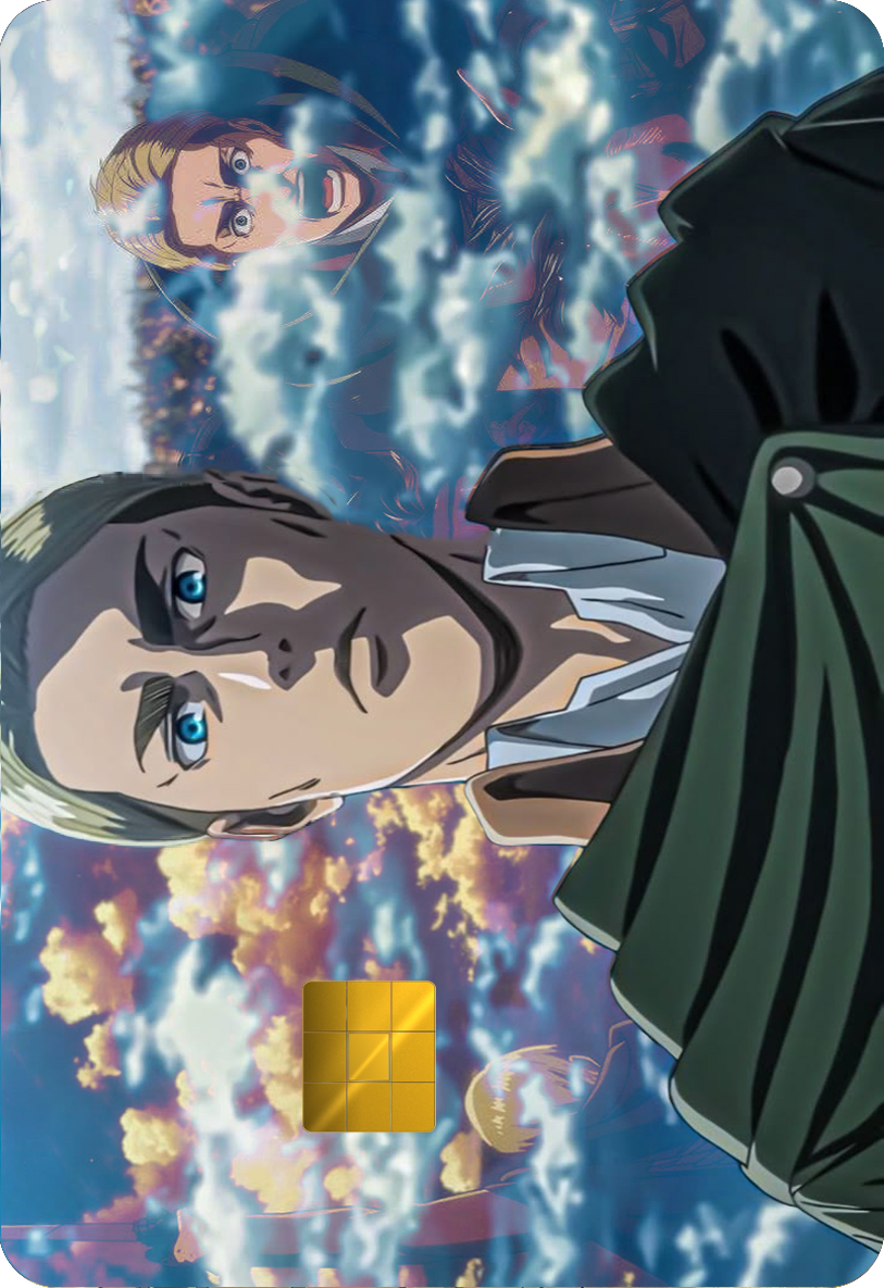 Erwin Smith Holographic Card Skin — Attack on Titan