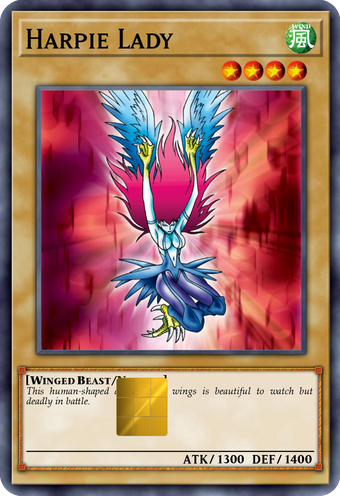 Harpie Lady Holographic Card Skin — Yu-Gi-Oh