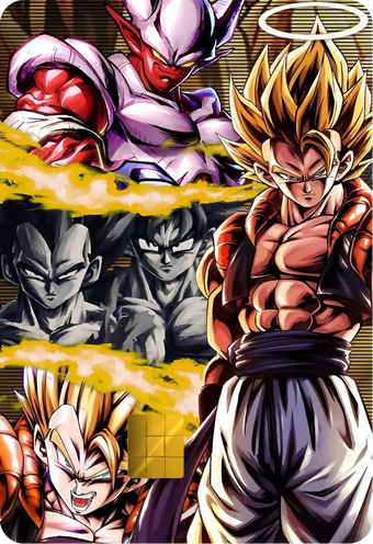 Fusion Reborn Mashup Holographic Card Skin — Dragon Ball Z