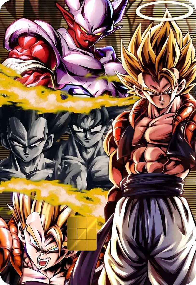 Fusion Reborn Mashup Holographic Card Skin — Dragon Ball Z
