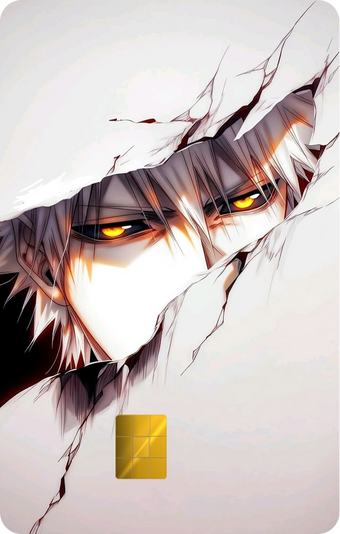 White Ichigo Holographic Card Skin — Bleach