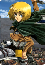 Armin Arlert Holographic Card Skin — Attack on Titan