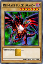 Red-Eyes Black Dragon Battle City Holographic Card Skin — Yu-Gi-Oh