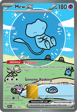 Mew ex Paldean Fates Holographic Card Skin — Pokemon