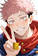 Itadori Yuji Kawaii Holographic Card Skin — Jujutsu Kaisen