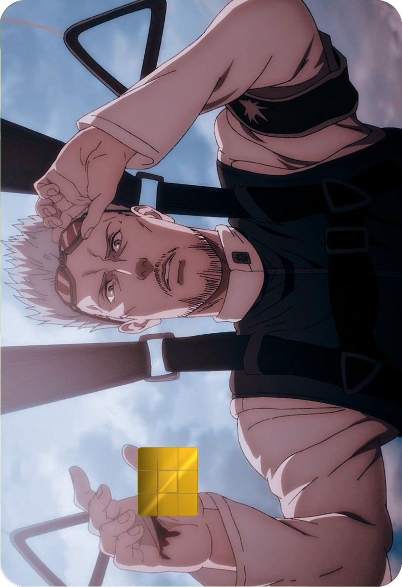 Reiner Braun Holographic Card Skin — Attack on Titan