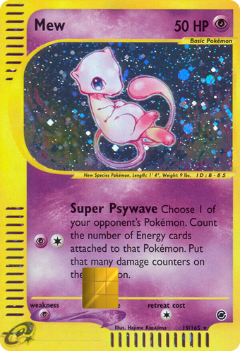 Mew Expedition Holographic Card Skin — Pokemon