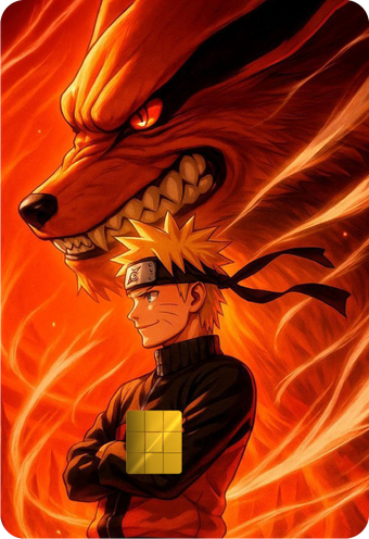 Naruto Uzumaki Holographic Card Skin — Naruto Shippuden