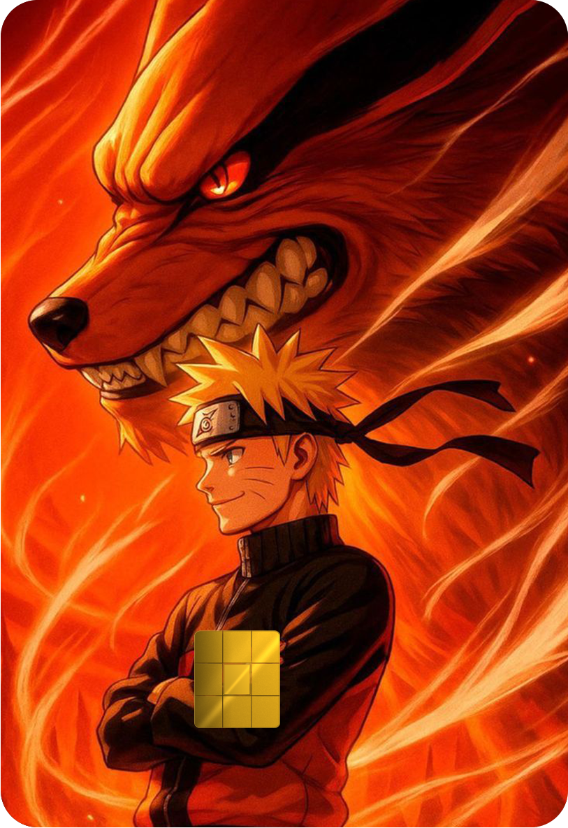 Naruto Uzumaki Holographic Card Skin — Naruto Shippuden