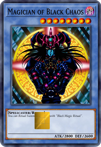 Magician of Black Chaos Holographic Card Skin — Yu-Gi-Oh