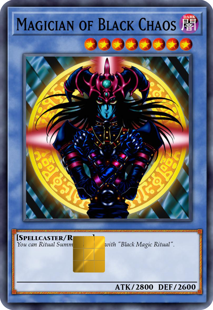 Magician of Black Chaos Holographic Card Skin — Yu-Gi-Oh