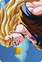 SSJ3 Goku Wide Holographic Card Skin — Dragon Ball Z