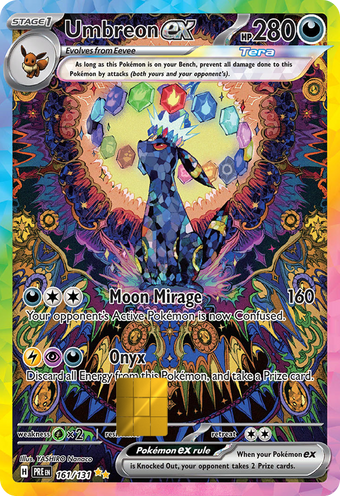 Umbreon ex Prismatic Evolutions Holographic Card Skin — Pokemon