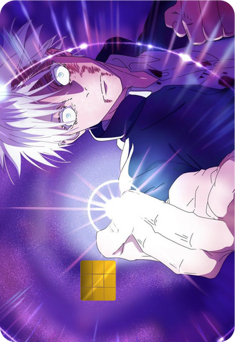 Hollow Purple Holographic Card Skin — Jujutsu Kaisen