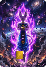 Lord Beerus Holographic Card Skin — Dragon Ball Super
