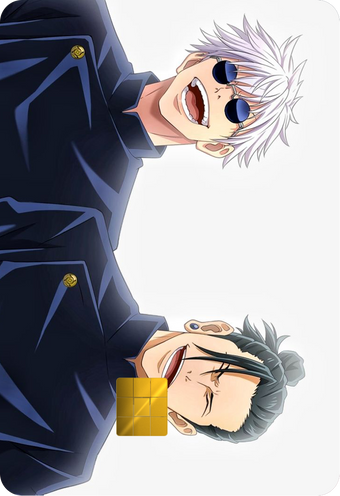 Young Gojo and Geto Holographic Card Skin — Jujutsu Kaisen