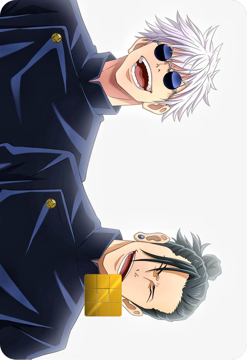Young Gojo and Geto Holographic Card Skin — Jujutsu Kaisen