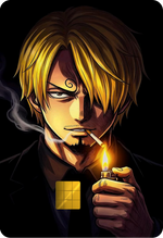Sanji Holographic Card Skin — One Piece