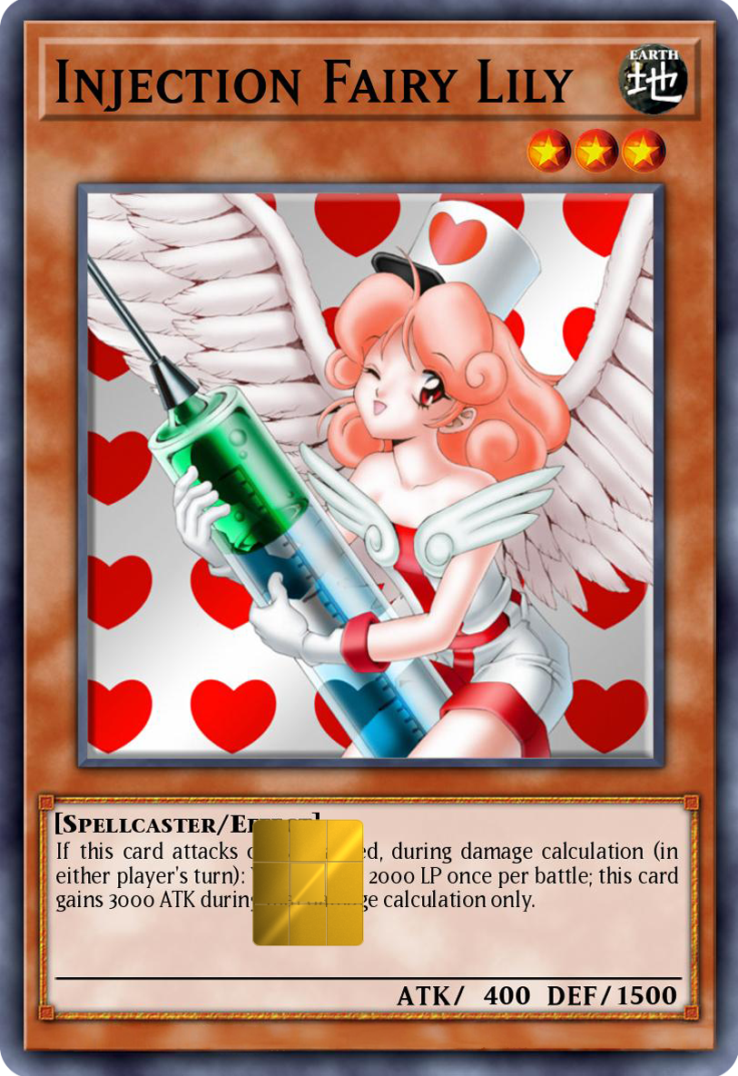Injection Fairy Lily Holographic Card Skin — Yu-Gi-Oh