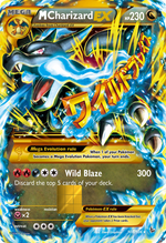 Mega Charizard EX Holographic Card Skin — Pokemon
