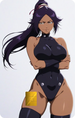 Yoruichi Holographic Card Skin — Bleach
