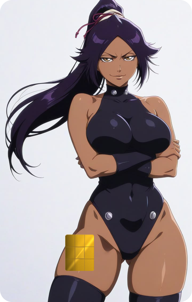 Yoruichi Holographic Card Skin — Bleach