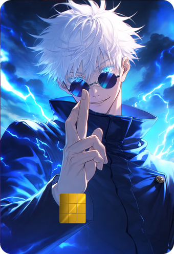 Satoru Gojo Original Holographic Card Skin — Jujutsu Kaisen