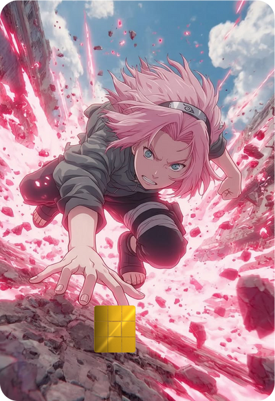 Sakura Haruno Holographic Card Skin — Naruto Shippuden