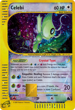 Celebi Skyridge Holographic Card Skin — Pokemon