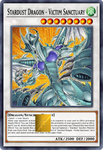 Stardust Dragon Victim Sanctuary Holographic Card Skin — Yu-Gi-Oh