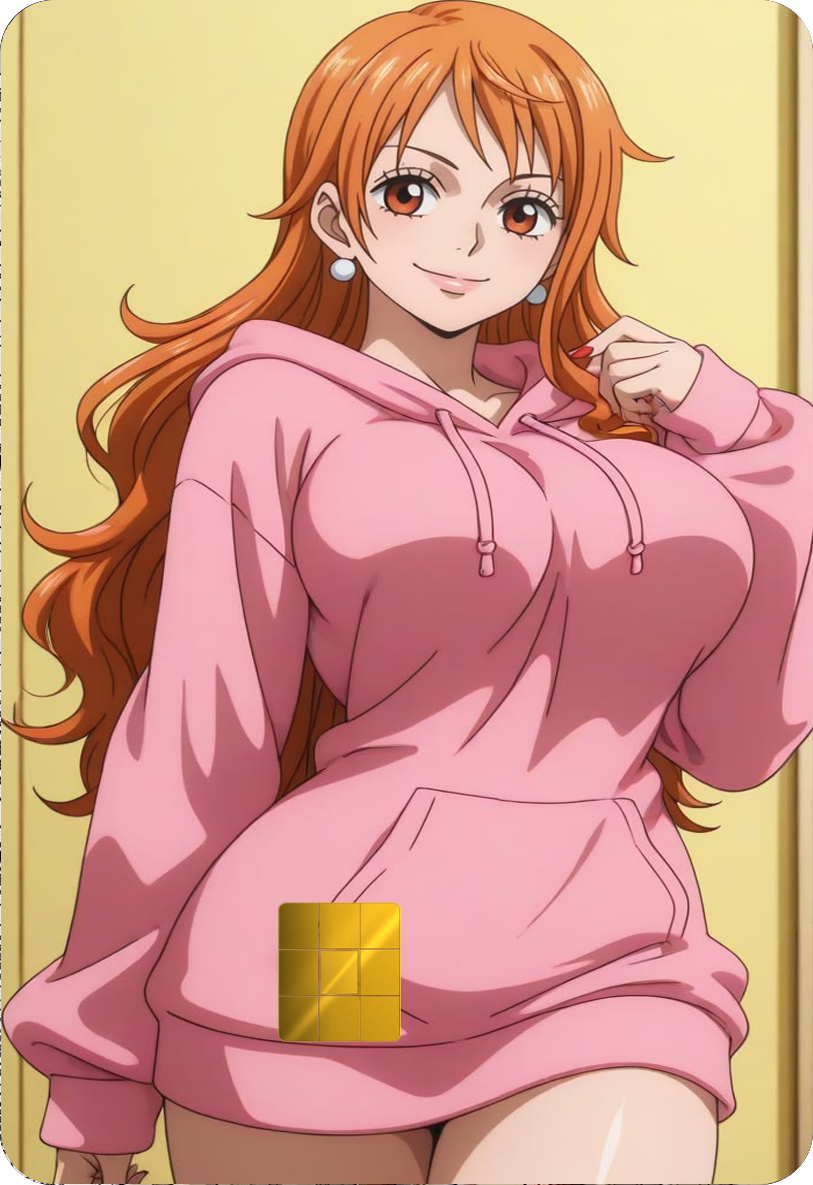 Nami Holographic Card Skin — One Piece