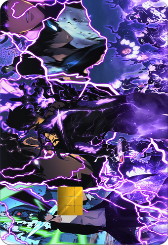 Sung Jinwoo Mashup 1 Holographic Card Skin — Solo Leveling