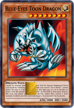 Blue-Eyes Toon Dragon Holographic Card Skin — Yu-Gi-Oh Toon