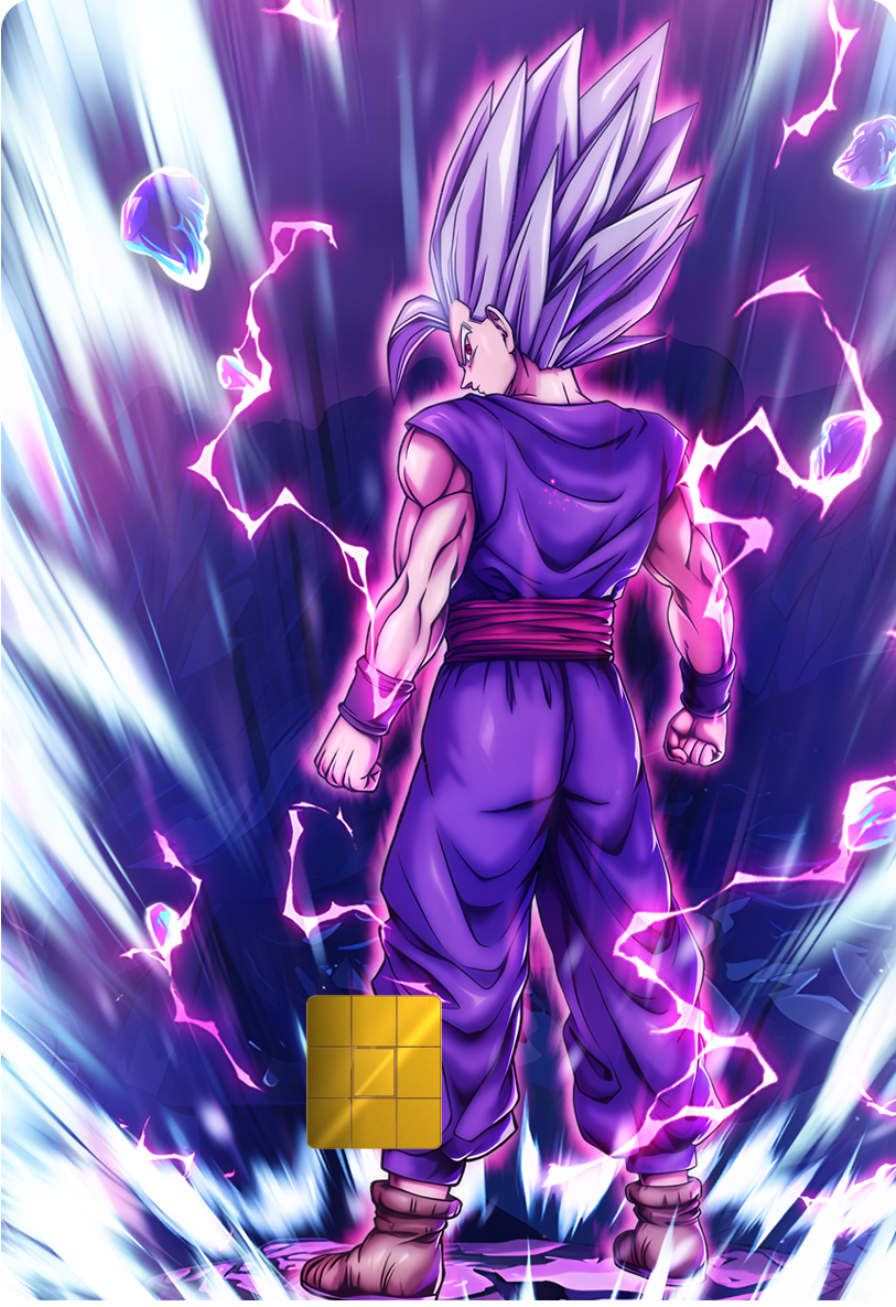 Beast Gohan Holographic Card Skin — Dragon Ball Super
