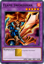 Flame Swordsman Holographic Card Skin — Yu-Gi-Oh