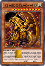 The Winged Dragon of Ra Holographic Card Skin — Yu-Gi-Oh Egyptian God