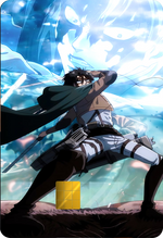 Levi Ackerman Holographic Card Skin — Attack on Titan
