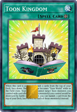 Toon Kingdom Holographic Card Skin — Yu-Gi-Oh Toon Field Spell