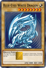 Blue-Eyes White Dragon Holographic Card Skin — Yu-Gi-Oh