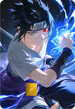 Sasuke Uchiha Holographic Card Skin — Naruto Shippuden