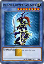 Black Luster Soldier Holographic Card Skin — Yu-Gi-Oh Ritual
