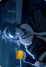 Renji Abarai Holographic Card Skin — Bleach