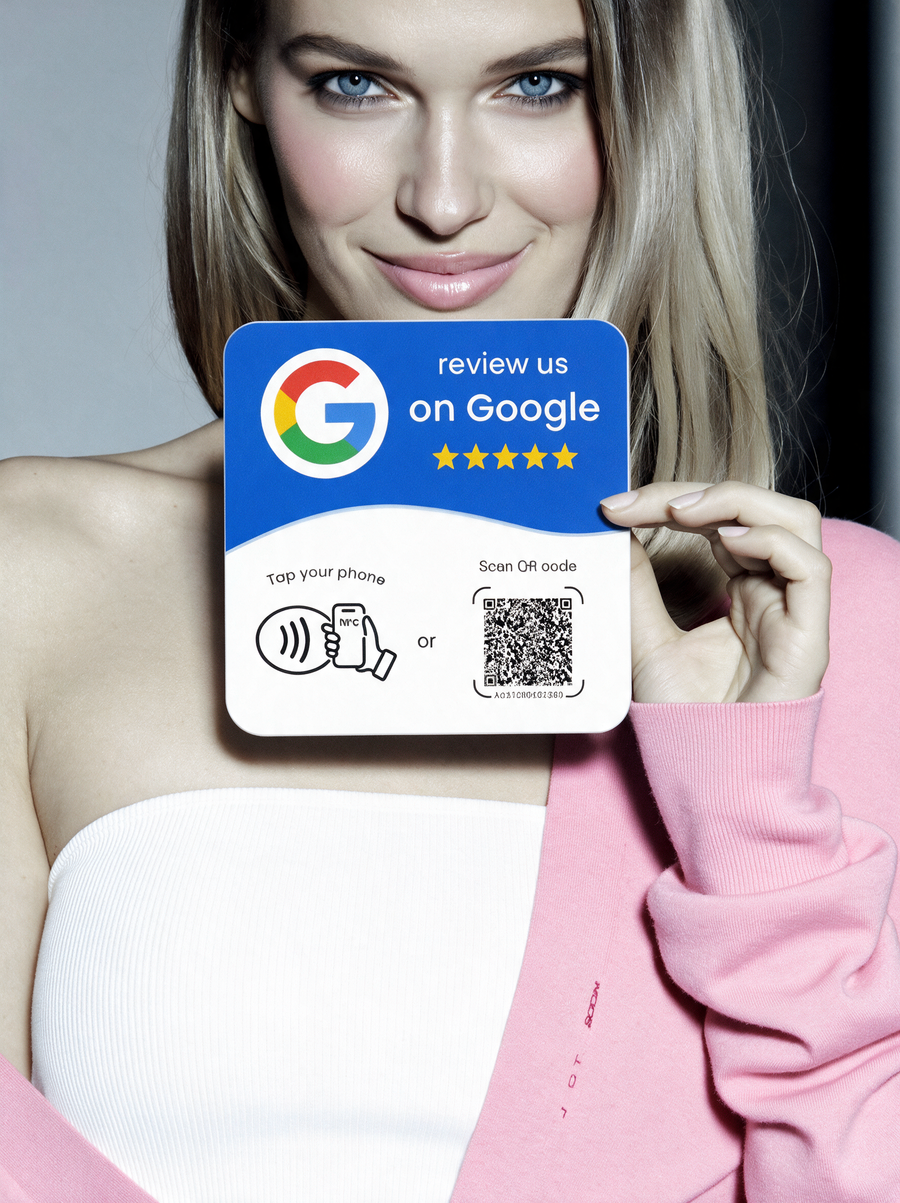 NFC Google Review Tap Card — Contactless Business Card