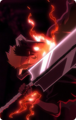 Blood Chains Ichigo #3 Holographic Card Skin — Bleach