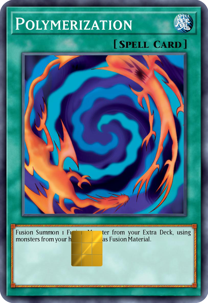 Polymerization Holographic Card Skin — Yu-Gi-Oh Fusion Spell