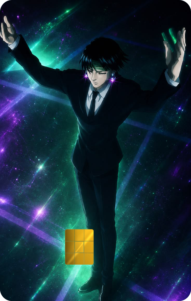 Chrollo Lucilfer Requiem Holographic Card Skin — Hunter x Hunter